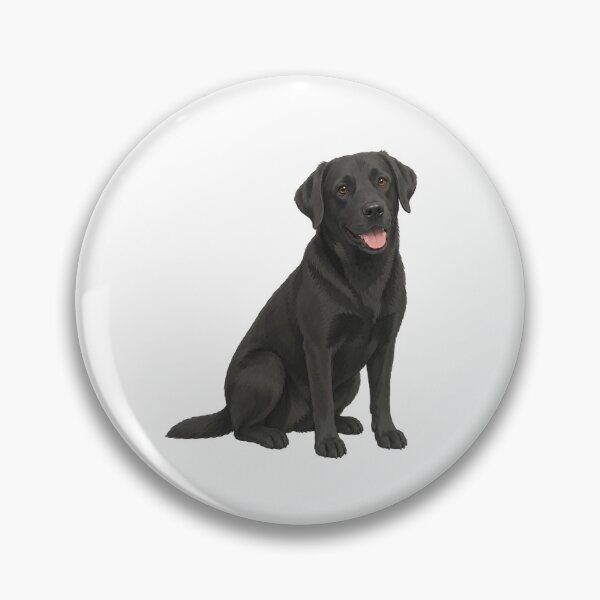 Item preview, Black Lab Portrait Sitting Pose designed and sold by RealEqEdit.