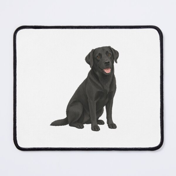 Item preview, Black Lab Portrait Sitting Pose designed and sold by RealEqEdit.