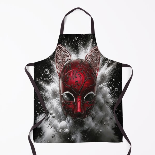 Item preview,  Red Cat Mask  Masquerade designed and sold by CyndiEpps.