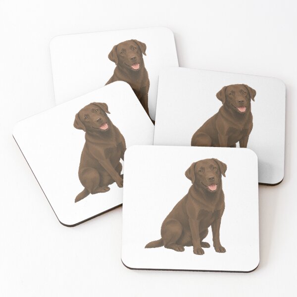 Item preview, Chocolate Lab Portrait Sitting Pose designed and sold by RealEqEdit.
