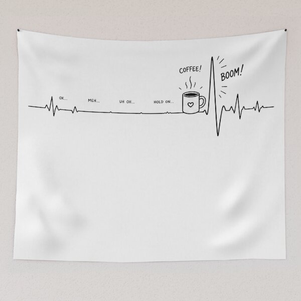 Item preview, ❤️ HEARTBEAT COLLECITON ❤️ - COFFEE ☕ - Coffee Boost Surge designed and sold by WheelieGdArt.