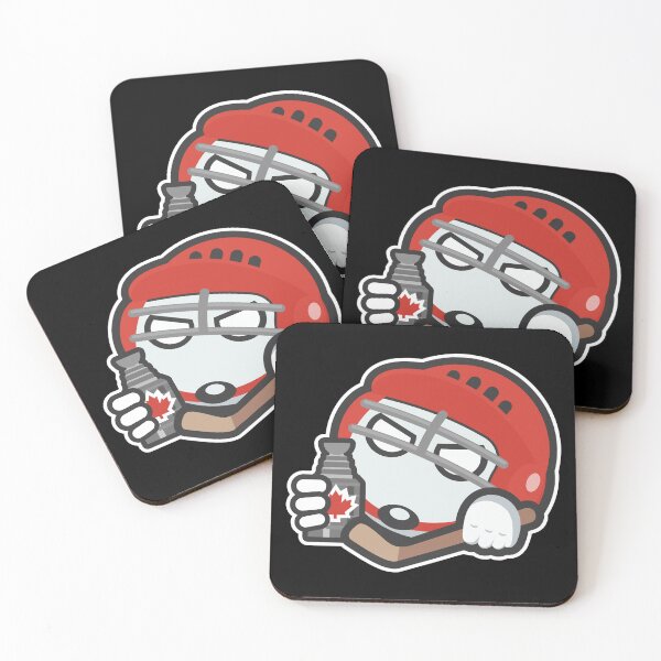 Item preview, Canadian Ice Hockey Goalie Cartoon with Trophy designed and sold by Torket-y.