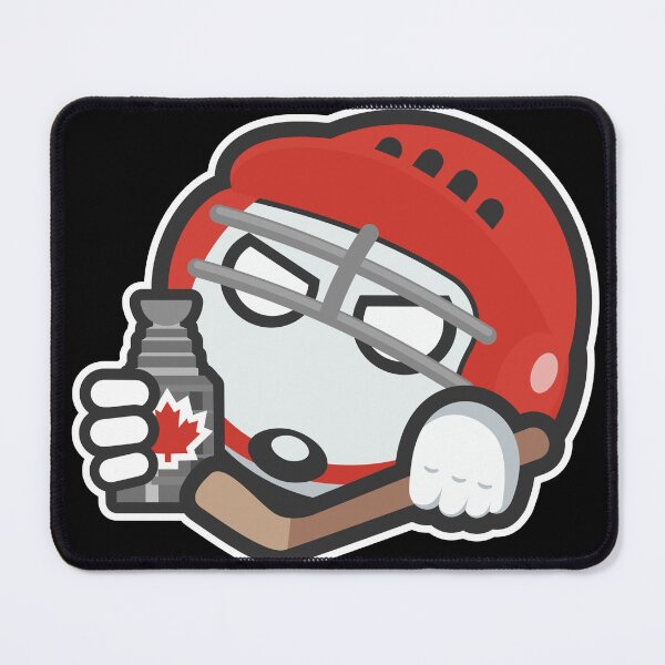 Item preview, Canadian Ice Hockey Goalie Cartoon with Trophy designed and sold by Torket-y.