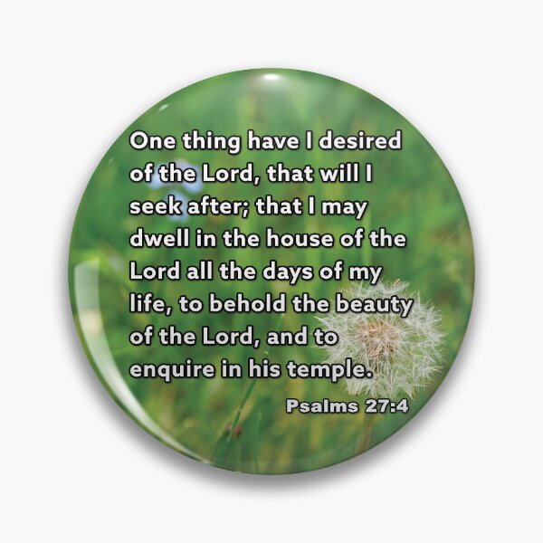 Item preview, Psalms 27 4  House Of The Lord - Dandelion Photograph designed and sold by InsprtnlArtbyDP.