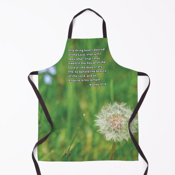 Item preview, Psalms 27 4 House Of The Lord - Dandelion Photograph designed and sold by InsprtnlArtbyDP.