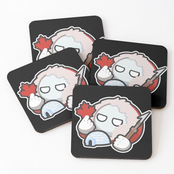 Item preview, Canadian Arctic Winter Cartoon with Igloo and Harpoon designed and sold by Torket-y.