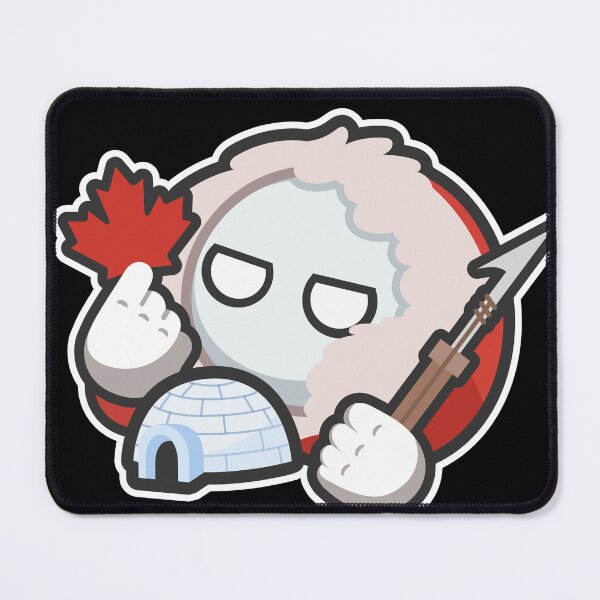 Item preview, Canadian Arctic Winter Cartoon with Igloo and Harpoon designed and sold by Torket-y.
