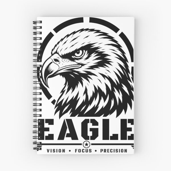 Item preview, Eagle | Vision Focus Precision | Patriotic Warrior Graphic T-Shirt designed and sold by Bizon2910.