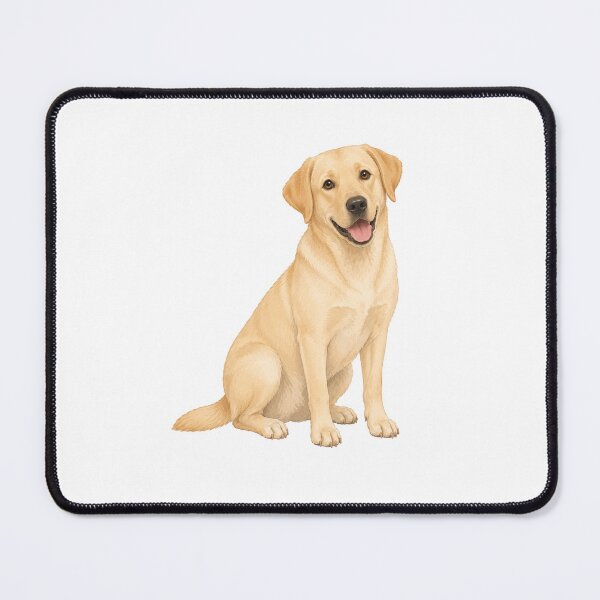 Item preview, Yellow Lab Portrait Sitting Pose designed and sold by RealEqEdit.