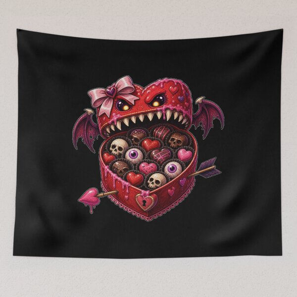 Item preview, Love Bites Back - Valentine's Day Horror Monster designed and sold by Sonic Nova Studios.