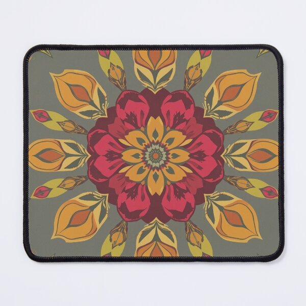 Item preview, Crimson Harvest Mandala designed and sold by samuel2025.