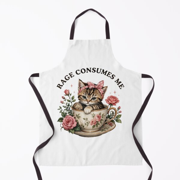 Item preview, Rage Consumes Me Cat Flower Cute Kitty Cat Meme designed and sold by Kladhadredo.