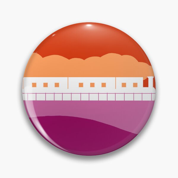 Item preview, Lesbian Pride Flag Train designed and sold by LavaRabbit.