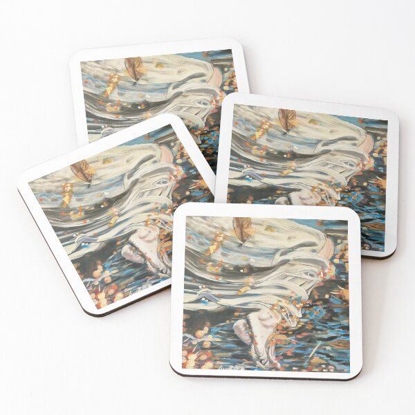 Item preview, Oil painting of lying down in autumn designed and sold by tattooclumsey.