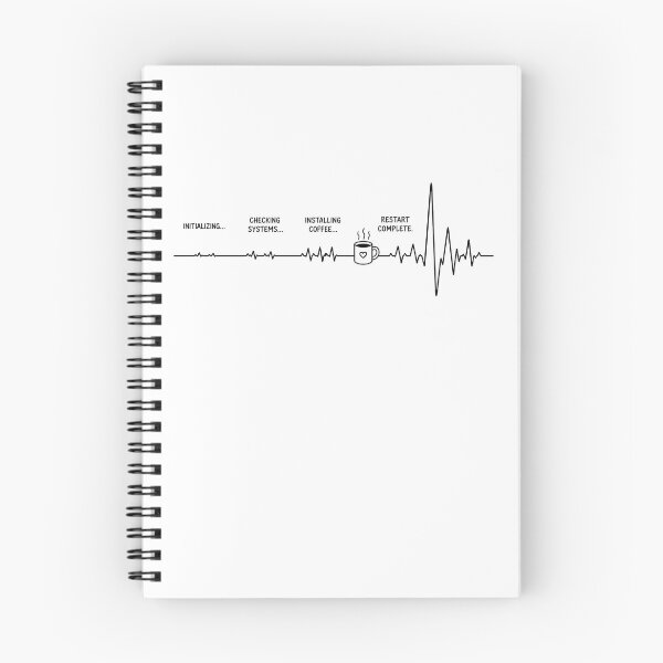 Item preview, ❤️ HEARTBEAT COLLECITON ❤️ - COFFEE ☕ - Human Software Update Initializing... designed and sold by WheelieGdArt.