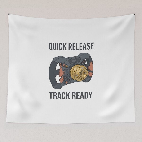 Item preview, Quick Release Track Ready Sim Racing Wheel Hub T-Shirt designed and sold by EKHOAISTORE.