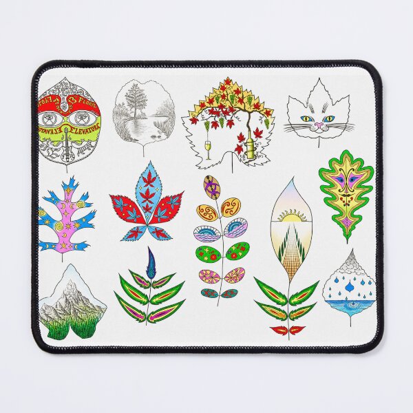 Item preview, Fantasy Psychedelic Leaves (version 3) designed and sold by ales-panz.