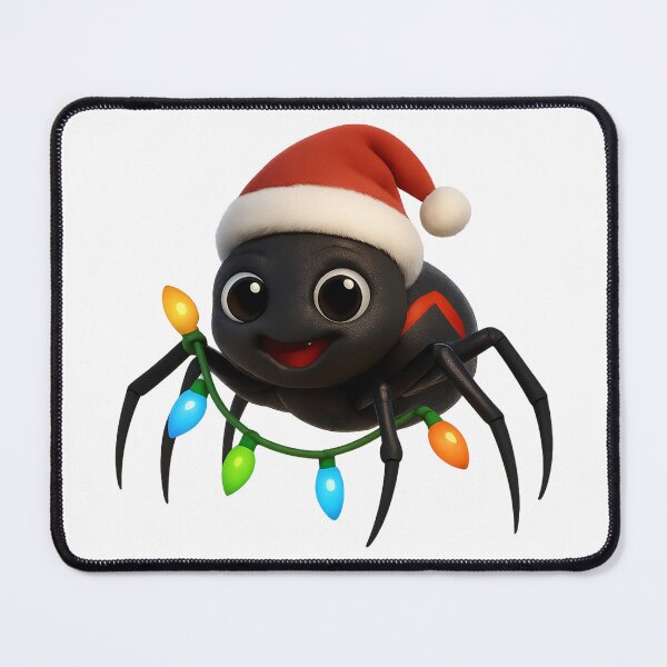 Item preview, Christmas Black Widow Spider designed and sold by Sillytoe.