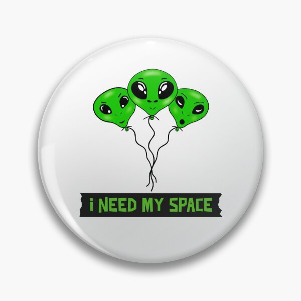 Item preview, I Need My Space Alien Balloons designed and sold by Sartoris Art.