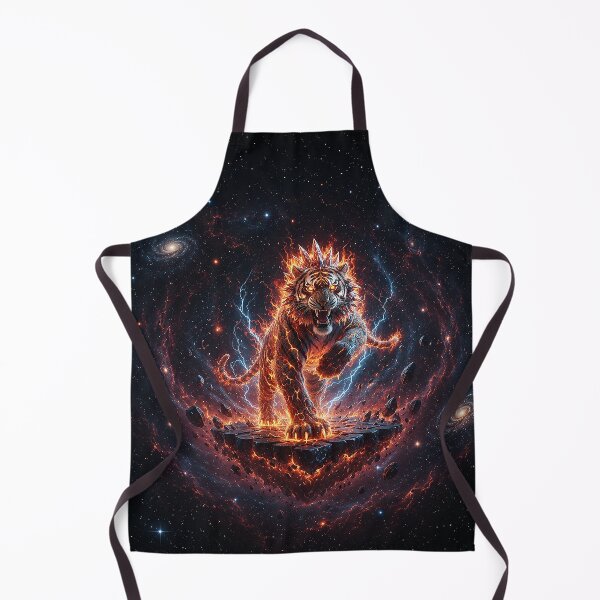Item preview, Ignisclaw Starbreaker: The Galactic Flame Tiger designed and sold by BlissBlvdShop.