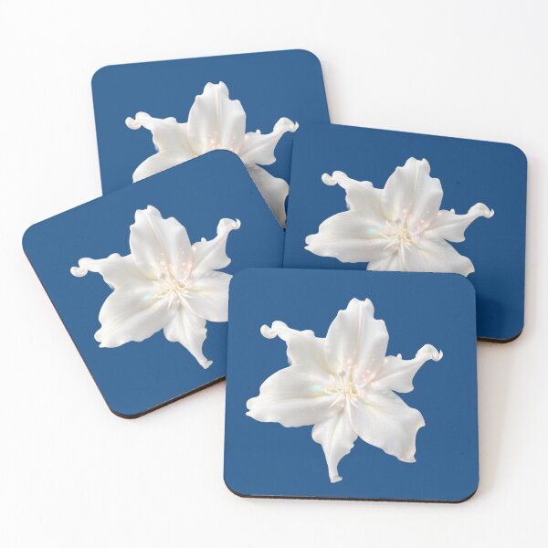 Item preview, Elegant White Lily Flower Botanical Art Design designed and sold by Nawi32.