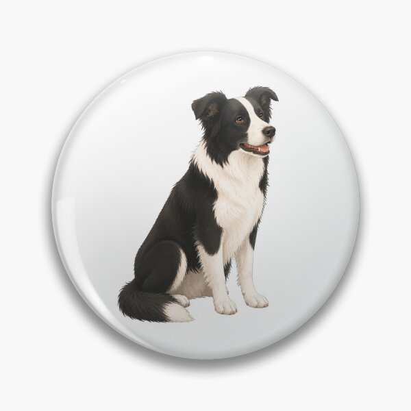 Item preview, Border Collie Portrait Sitting Pose designed and sold by RealEqEdit.