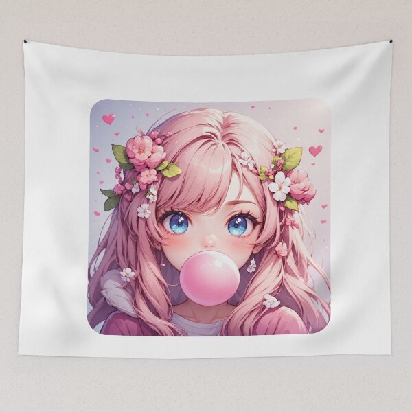 Item preview, Just a girl who love bubble gum and nature designed and sold by Jsw-speedartja.