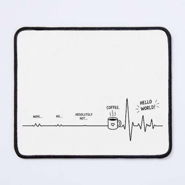 Item preview, ❤️ HEARTBEAT COLLECITON ❤️ - COFFEE ☕ - Morning Starter designed and sold by WheelieGdArt.