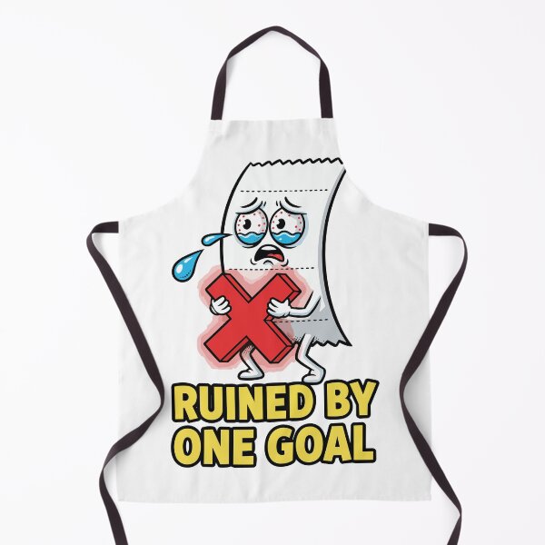 Item preview, "Ruined By One Goal" Funny Sports Betting Graphic - Parlay Bet Loser Humor - Crying Ticket Art designed and sold by BestChoiceService.