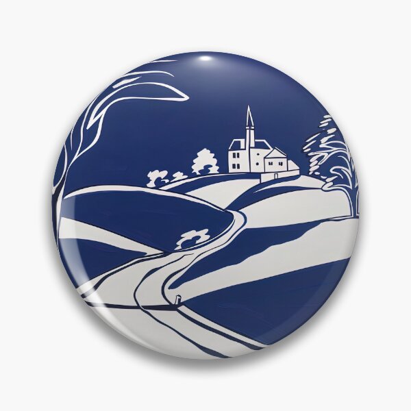 Item preview, Connecticut, United States of America - Blue Abstract Art designed and sold by shadow-bloom.