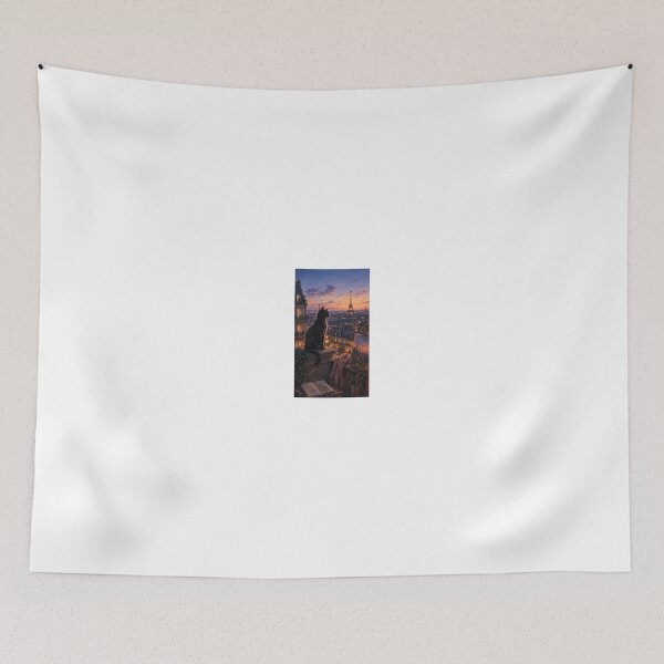 Item preview, Evening artistry over Paris rooftops designed and sold by TaiwoDesigns.