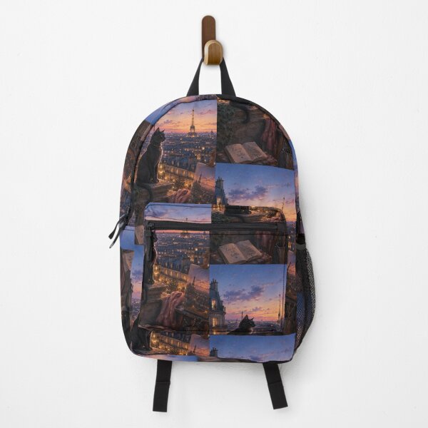 Item preview, Evening artistry over Paris rooftops designed and sold by TaiwoDesigns.