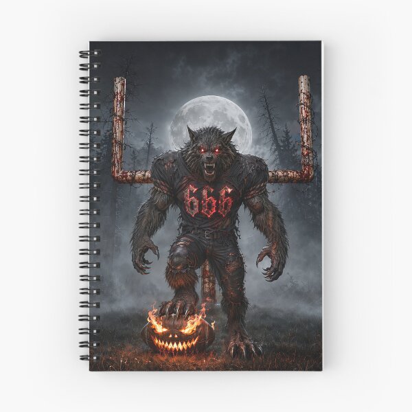 Item preview, Werewolf Football Monster in Gothic Horror Forest designed and sold by Aimaniia666.