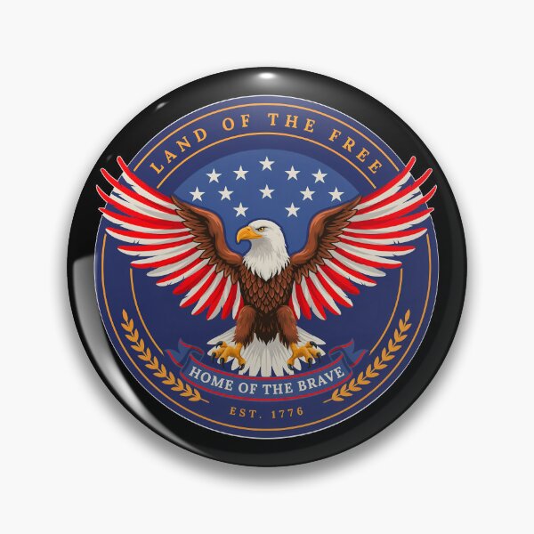 Item preview, Land of the Free Home of the Brave designed and sold by franktact.
