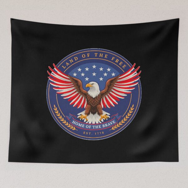 Item preview, Land of the Free Home of the Brave designed and sold by franktact.