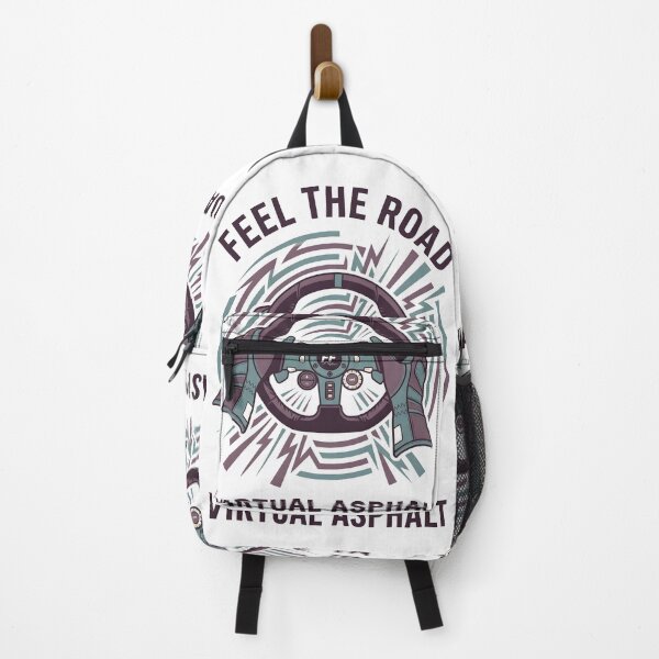 Artikelvorschau, Feel The Road Virtual Asphalt Force Feedback Sim Racing T-Shirt entworfen und verkauft von EKHOAISTORE.