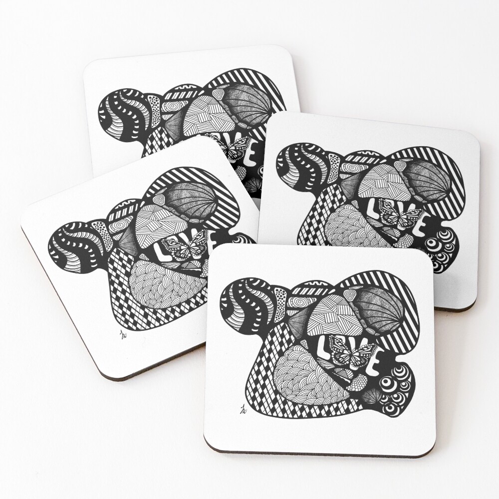 Item preview, Coasters (Set of 4) designed and sold by OutJsWindow.