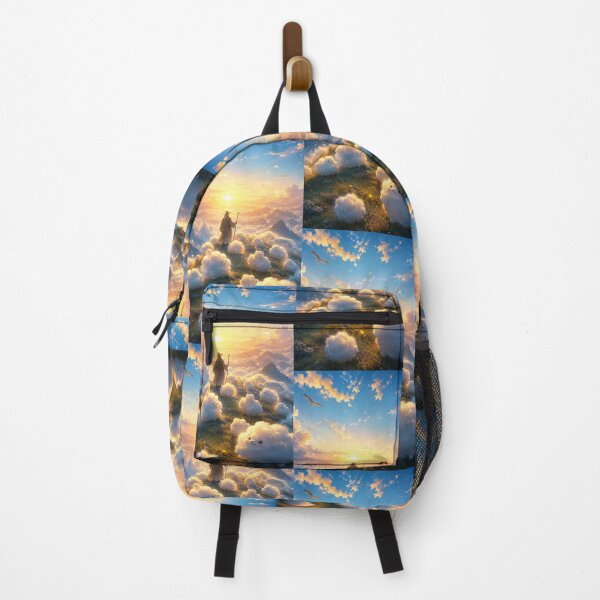 Item preview, The Cloud Shepherd Dreamlike Sunrise Fantasy Art designed and sold by TaiwoDesigns.