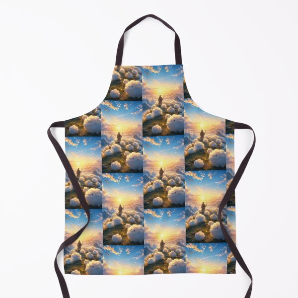 Item preview, The Cloud Shepherd Dreamlike Sunrise Fantasy Art designed and sold by TaiwoDesigns.
