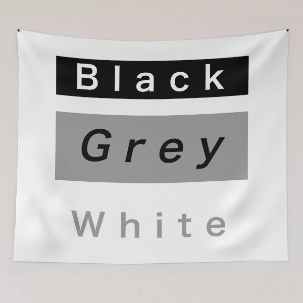Item preview, Black Grey White designed and sold by HarTee.