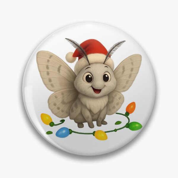 Item preview, Christmas Box Tree Moth designed and sold by Sillytoe.