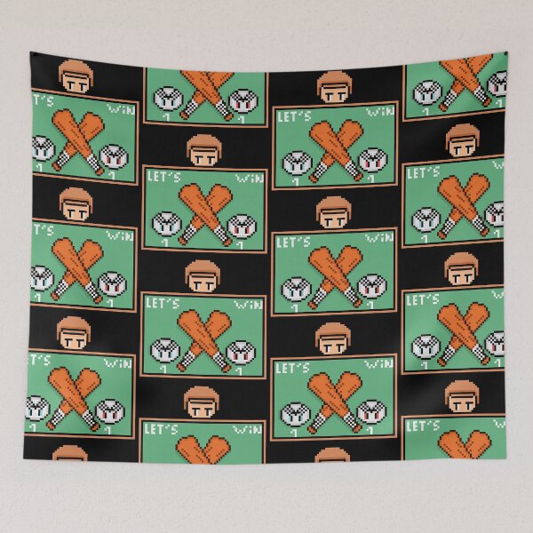 Item preview, Baseball Pixel Art Arcade Sports designed and sold by RetroRlx.