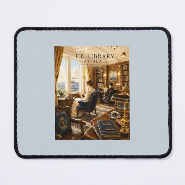 Item preview, The Library at Sea designed and sold by Novel Works Studio.