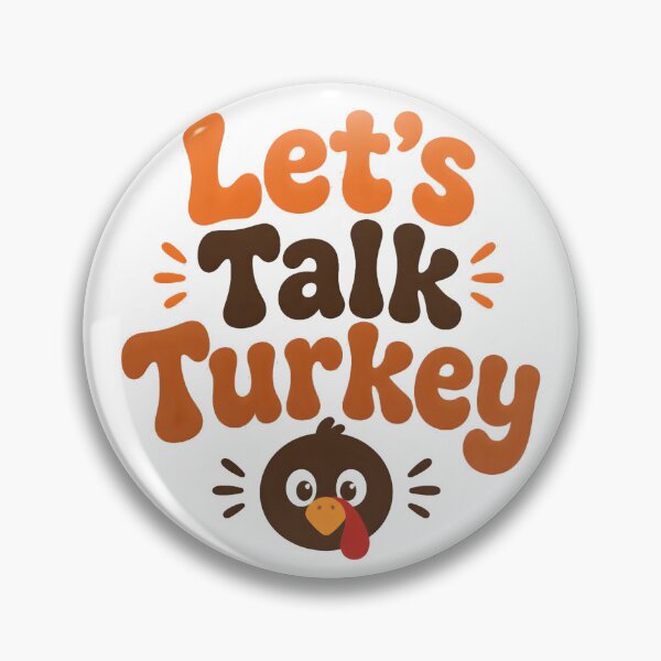 Item preview, Let's Talk Turkey Funny designed and sold by VINTOR-.