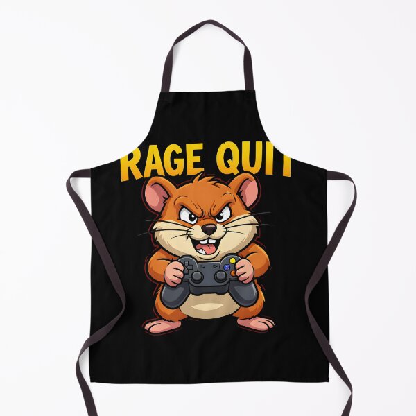 Item preview, Funny Rage Quit Angry Hamster Gaming Retro Cartoon designed and sold by KCasual.