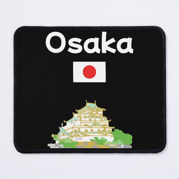 Item preview, Osaka city travel souvenir Japanese castle lover gift Japan flag keepsake designed and sold by Artstastic.