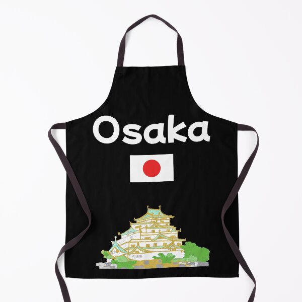 Item preview, Osaka city travel souvenir Japanese castle lover gift Japan flag keepsake designed and sold by Artstastic.