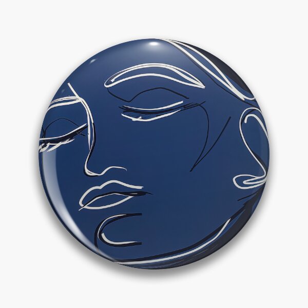 Item preview, Contentment - Blue Abstract Art designed and sold by shadow-bloom.