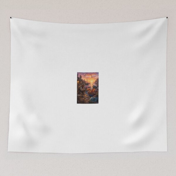 Item preview, Harbor of Tiny Dragon Boats Whimsical Fantasy Seascape designed and sold by TaiwoDesigns.