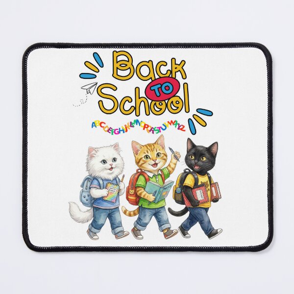 Item preview, Cute Kittens Back to School Watercolor - First day of school - School Vibes designed and sold by VibranPalette.